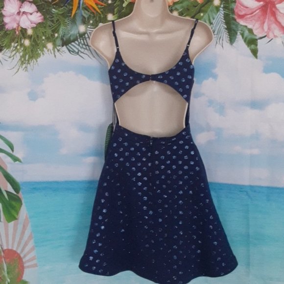 Juniors Sleeveless Fit + Flare Dress Size 3 NWT - Picture 5 of 8